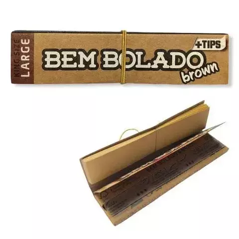 Seda Bem Bolado Brown Large King Size + Tips