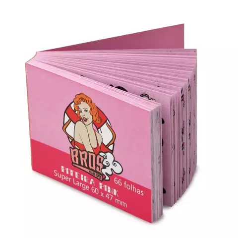 Piteira de Papel Bros Pink Super Large
