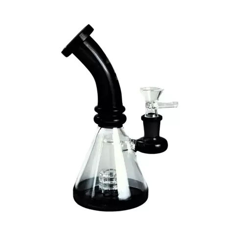 Kit Bong de Vidro Clyde Preto + Nail de Quartzo e Carbcap