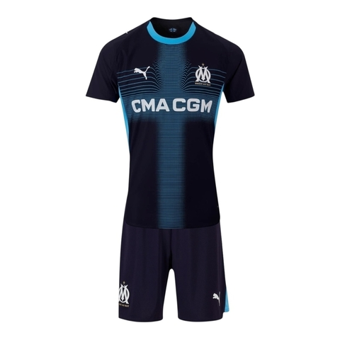 Kit Infantil Olympique Marseille II 25/26 - Puma - Azul