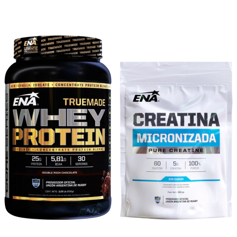 TRUEMADE WHEY PROTEIN 2,05 LBS + CREATINA 300 G - ENA - comprar online