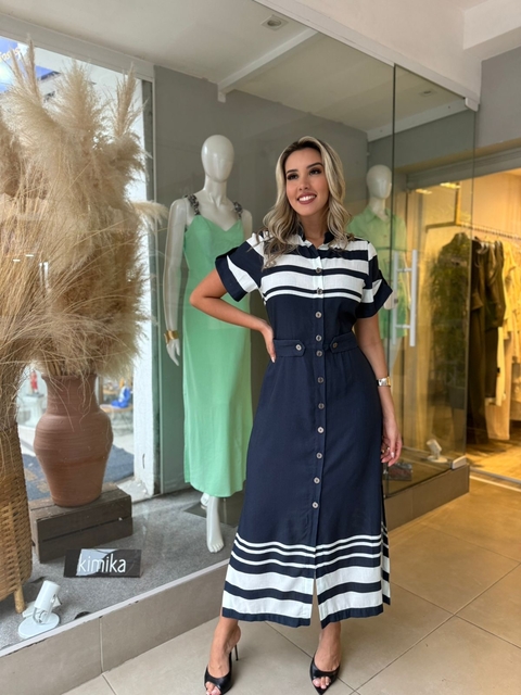 VESTIDO NAVEGAR- LISTRADO