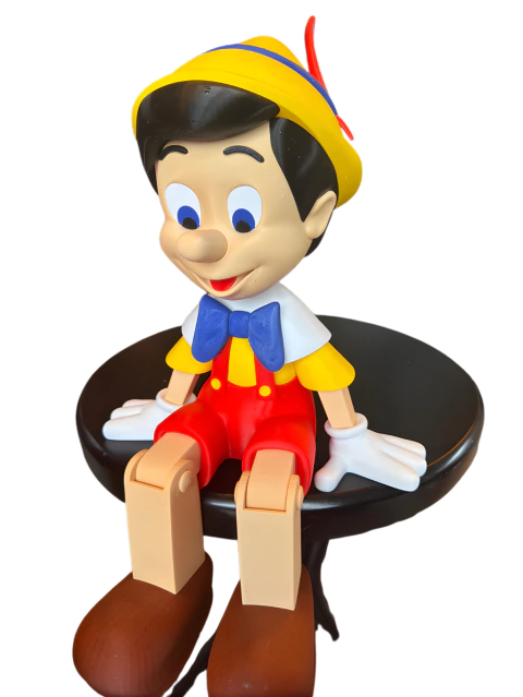 Pinóquio 3D Articulado 55cm & 25cm - comprar online