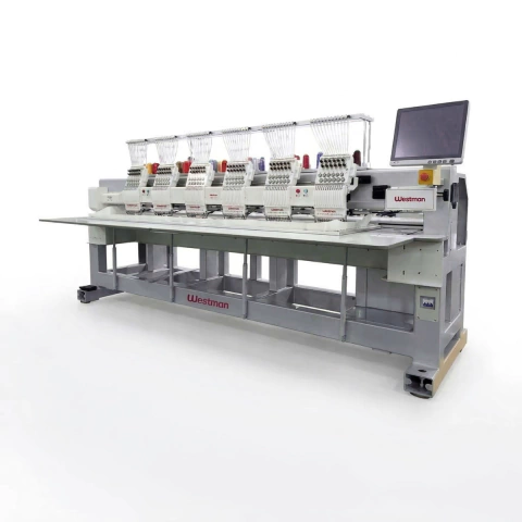 Máquina De Bordar 6 Cabeças 12 Agulhas 1000 RPM WM-1206C-55 Westman