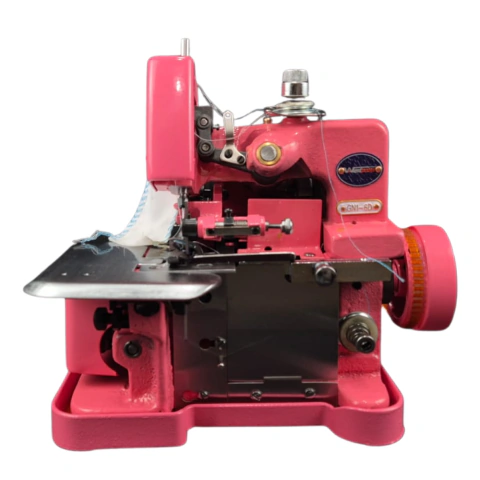 Máquina de Costura Overlock Semi Industrial 3 Fios com Motor - Westpress GN1-6D Rosa