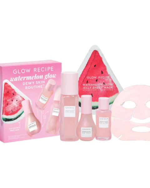 Watermelon Glow DEWY SKIN ROUTINE - GLOW RECIPE
