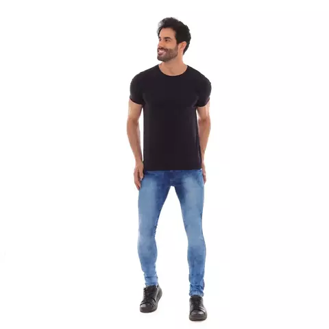 Calça Jeans Masculina Skinny Azul Assunto Moda