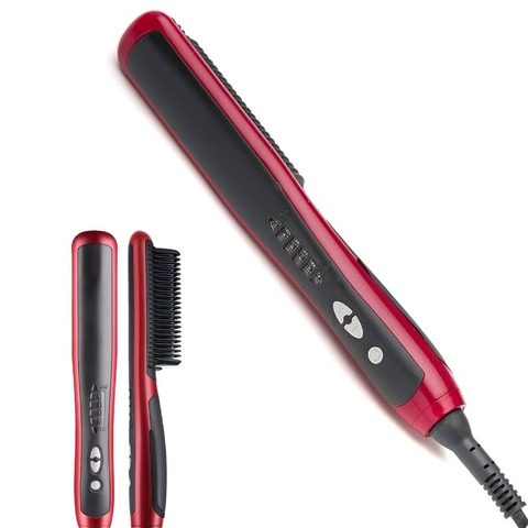 Escova Alisadora 4 em 1 Bivolt com Controle de Frizz