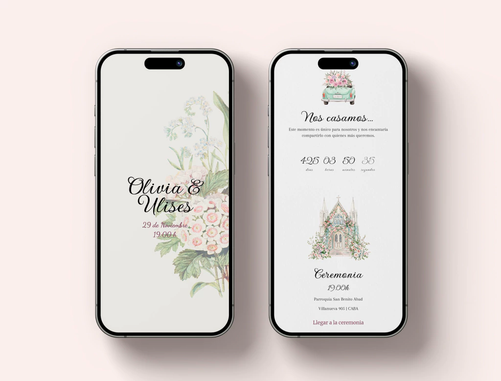 Invitación interactiva | Boda | "Botánica"