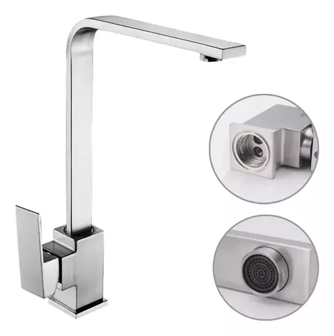 Torneira para Pia De Cozinha Gourmet 360º Monocomando Misturador Agua Quente E Fria