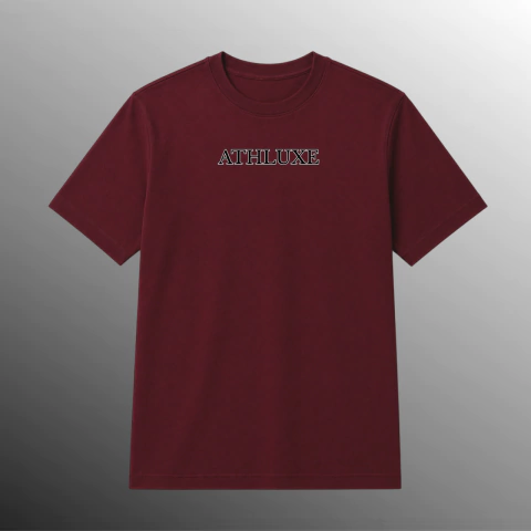 CAMISETA BÁSICA - ATHLUXE - BORDÔ
