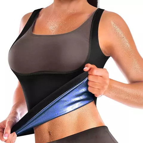 Camisa Feminina Sauna Shirt - Colete Modelador para Treino e Suor Intenso - comprar online