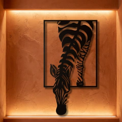 Decoración de pared con diseño de cebra - tienda en línea