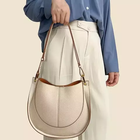 2024 primavera verão feminino nicho de couro macio luxo crossbody sacos nova mo