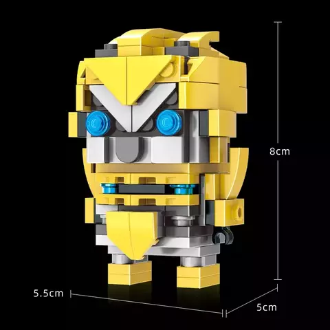 Filme clássico 200 + peças mini robô wall-e moc blocos de construção modelo