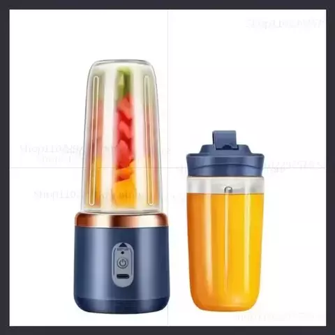 Máquina conectadara elétrica portátil, 6 lâminas, sem fio, portátil, suco,