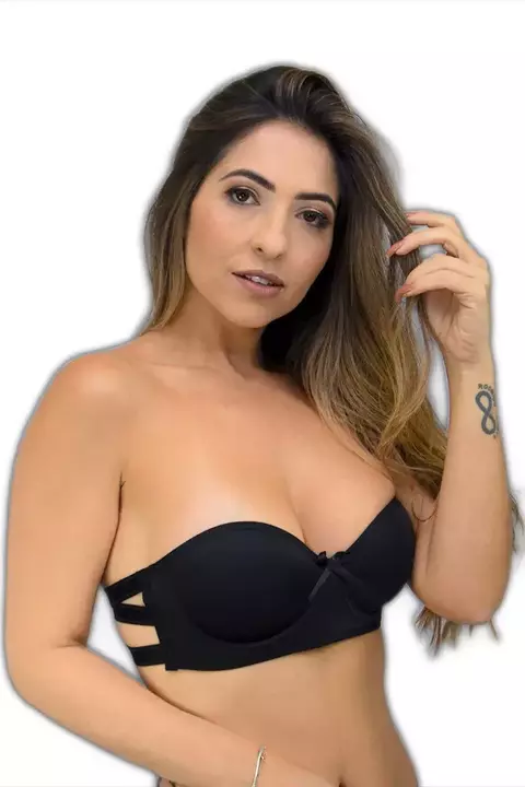 Sutiã Tomara Que Caia Sem Alça Com Bojo 3 Tiras Sustentação - Soutiem - Suti