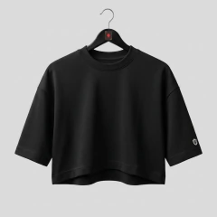 Cropped Oversized Girl Power - comprar online