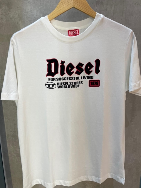 T-shirt Diesel Branca Premium