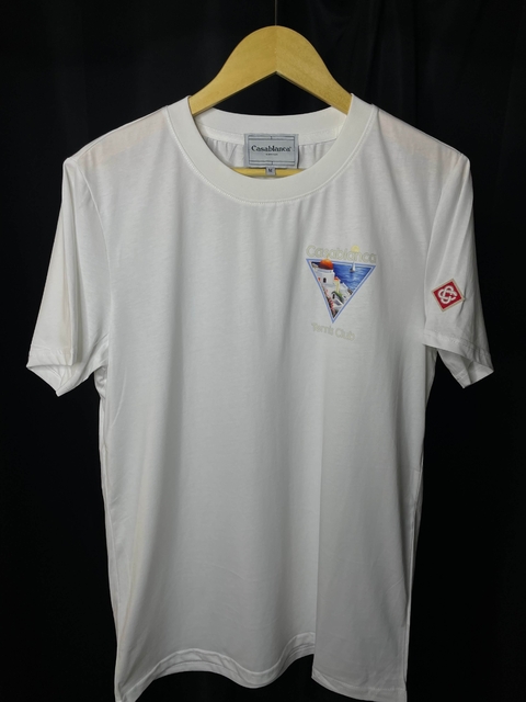 T-shirt Premium Casablanca Tênis Club Branca