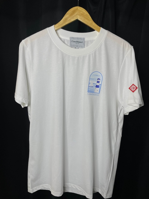 T-shirt Premium Casablanca Paris Branca