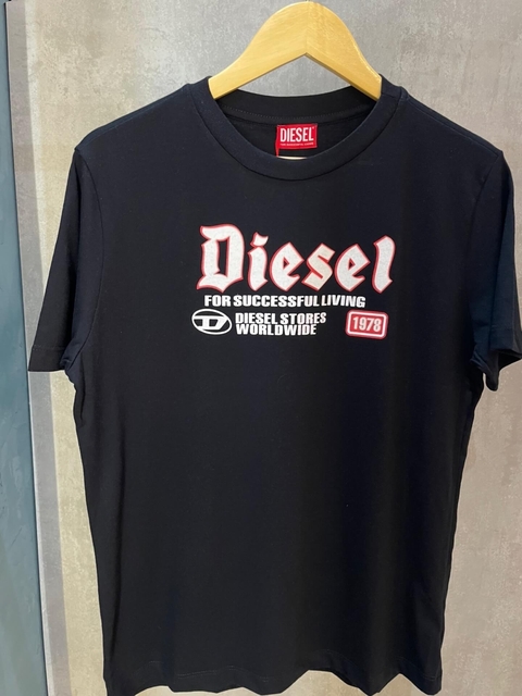 T-shirt Diesel Preta Premium