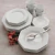 Kit 10 Pratos Sobremesa Porcelana Schmidt Prisma Branca 20cm na internet