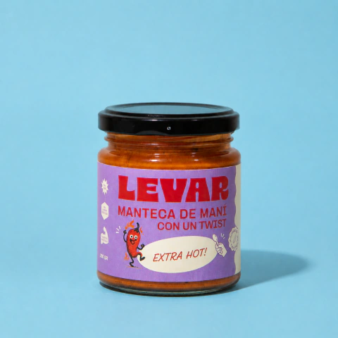 Manteca de maní extra hot 190gr - x3