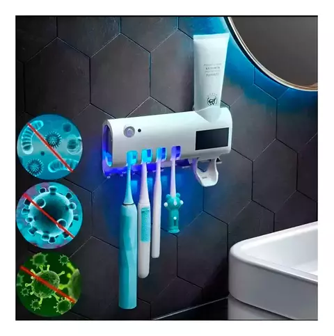 Soporte Pasta Dental De Pared UV USB - comprar online