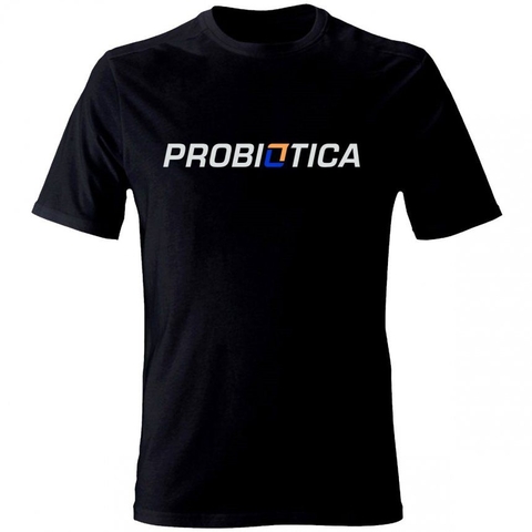 Camiseta Preta Probiótica - Tamanho: GG