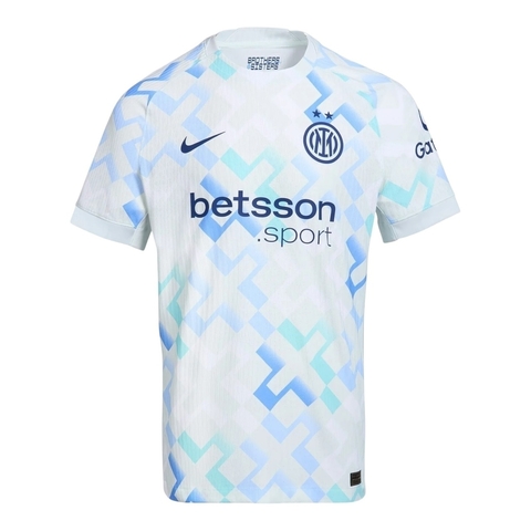 Camisa Inter de Milão II 25/26 - Torcedor Nike Masculina - Branca com detalhes em roxo e azul