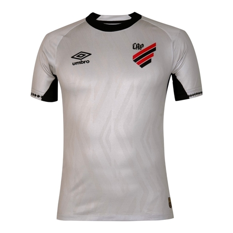 Camisa Athletico Paranaense II 25/26 - Torcedor Umbro Masculina - Branca com detalhes em preto