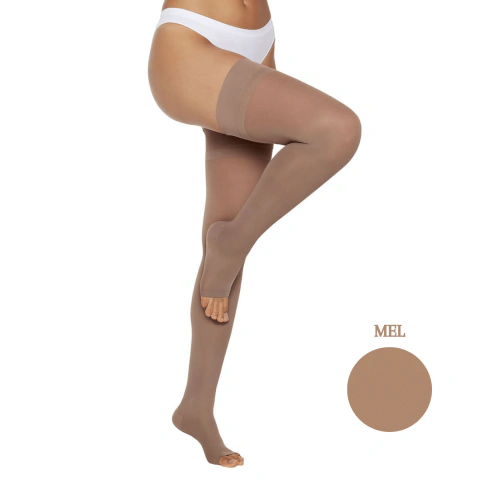 Meia Kendall 7/8 Com Silicone ALTA Compressão Sem Ponteira 1713