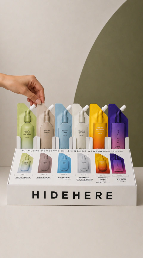 Kit Completo HIDEHERE – Rutina de Skincare Coreano 6 Pasos
