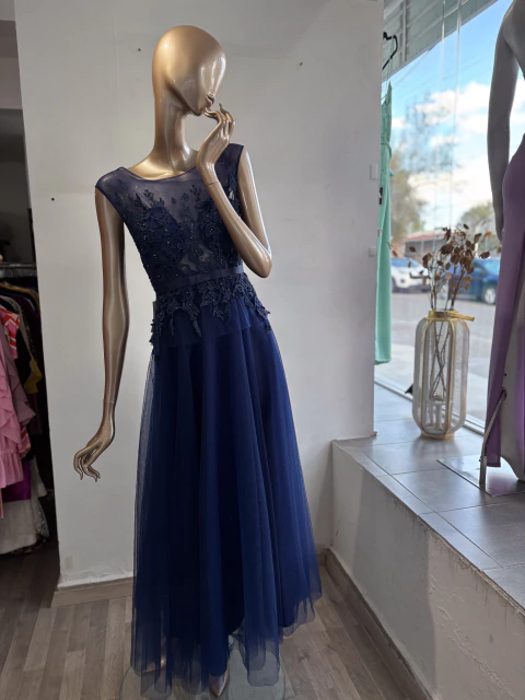 VESTIDO AZUL MARINO - comprar en línea