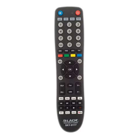 Controle Remoto Para Receptor Blade B1 FBG-9117 SKY-9117 LE-7129