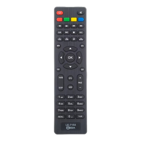 Controle Remoto Para Receptor Mega System MS 110 FBG-9115 LE-7154 SKY-9115