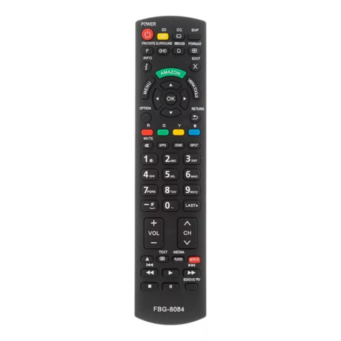 Controle Remoto Para Smart Tv Panasonic Viera 3d N2QAYB000572 EUR7628030 FBG-8084 MAX-8181 SKY-8084 LE-7512