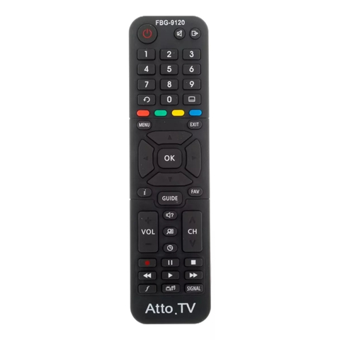 Controle Remoto Para Receptor Atto Tv FBG-9120 LE-7137 SKY-9120