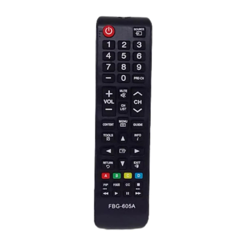 Controle Remoto Para Tv Samsung Lcd Led FBG-605A CO-1275 LHS-605A RBR-605A VC-8081 GL-605A AA59-00605A