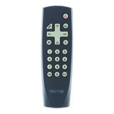 Controle Remoto Para Tv Toshiba Lumina C7160 CT7180 TVC-102 FBG-7180 LE-7180 LHS-7180 CO-978 RBR-7180 VCA-226