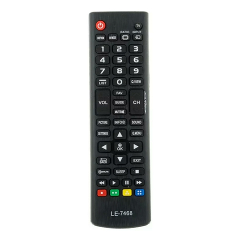 Controle Remoto Para Tv LG LCD LED Plasma FBG-7468 SKY-7468 LHS-7468 RBR-7468 LE-7468 CO-1253 VC-8057 CRS-7468 KA-2839