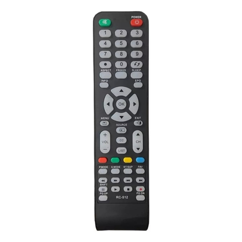 Controle Remoto Universal Para Tv Cce LCD Plasma FBG-7974 SKY-7974 VC-8016 LF-7974 KA-2980 RC 512 LHS 512 RBR 512