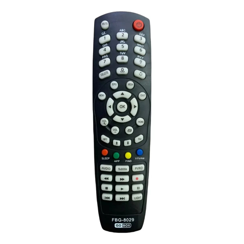 Controle Remoto para Receptor Gobox FBG-8029 CRS-8029