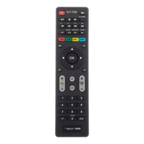 Controle Remoto Para Receptor Neonsat Ultimate Neon Sat HD FBG-7090 SKY-7090 LE-7138