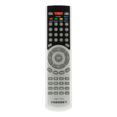 Controle Remoto Para Receptor Freesky 7 NET HD GPRS Freeduo FBG-7079 LE-7079 LHS-7099 CRS-7079