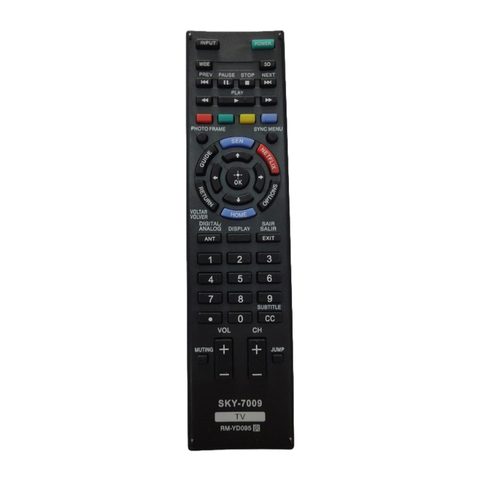 Controle Remoto Para Tv Sony 3d Lcd Led Bravia FBG-7009 SKY-7009 RBR-7009 LE-7009 MAXX-7009