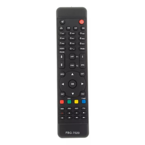 Controle Remoto Para Receptor MegaBox Mg3 Mg5 FBG-7020 SKY-7020 LHS-7020 LE-7025