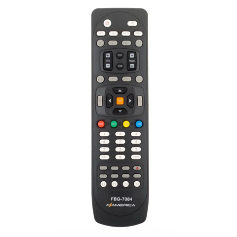 Controle Remoto para Receptor Azamerica S1006 S1007 TIGER LION PREMIUM FBG-7084 LE-7084 SKY-7084