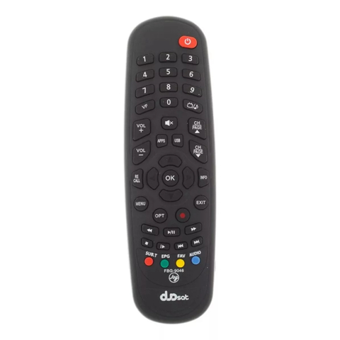 Controle Remoto Para Receptor Duosat JOY HD FBG-9046 SKY-9046 LE-7746